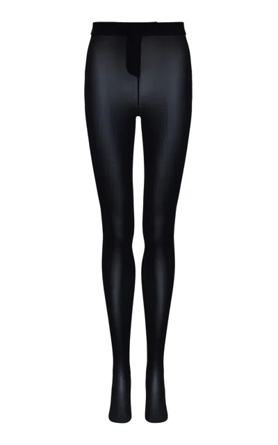 Magda Butrym Mid-rise Tights In Black