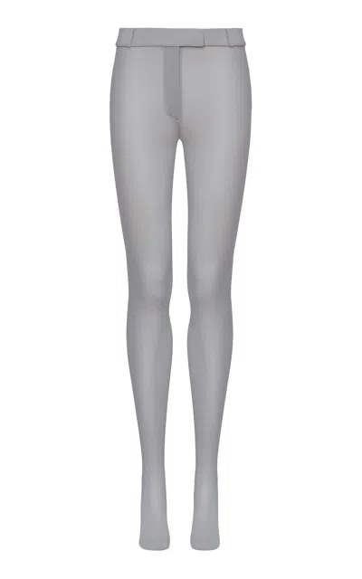 Magda Butrym Mid-rise Tights In Gray