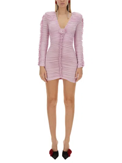 Magda Butrym Mini Dress In Purple