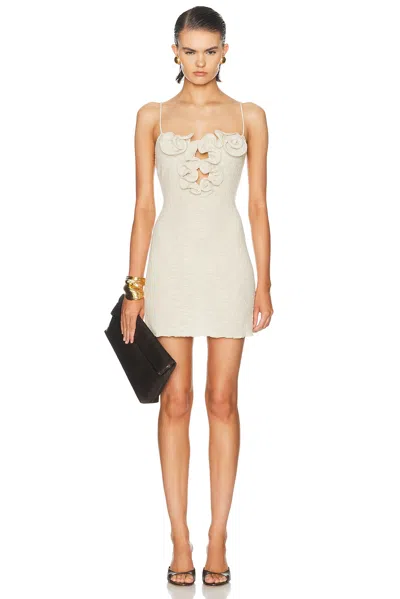 Magda Butrym Mini Dress In Beige