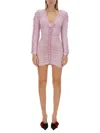 Magda Butrym Mini Dress In Multi