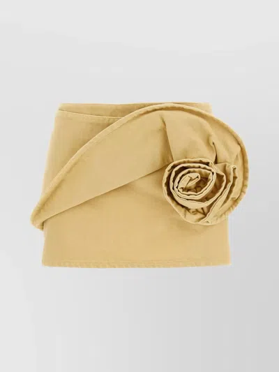 MAGDA BUTRYM MINI LENGTH WRAP DETAIL SKIRT