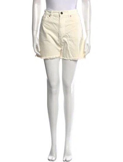Pre-owned Magda Butrym Mini Shorts In Neutral