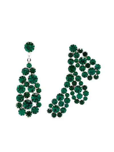 Magda Butrym Mismatched Abstract Earrings In Silver