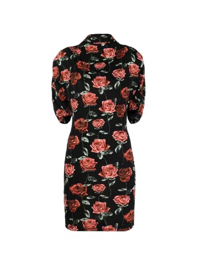 Magda Butrym Mock Neck Mini Dress