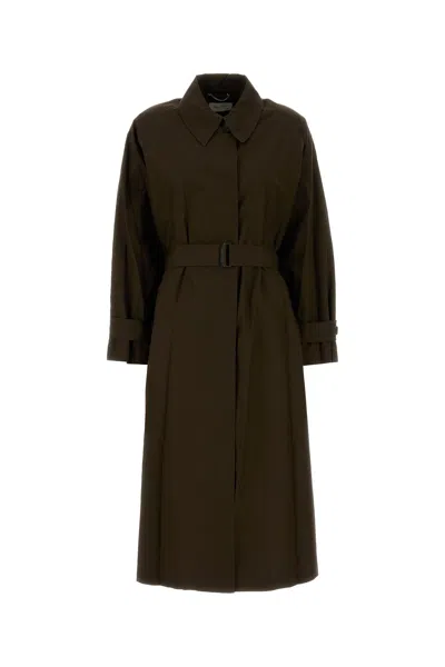 MAGDA BUTRYM TRENCH IN COTONE FANGO DONNA