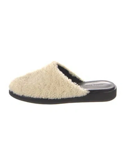 Pre-owned Magda Butrym Mules In Neutrals