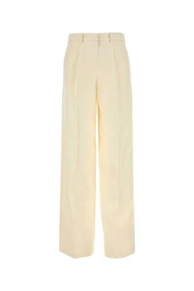 MAGDA BUTRYM NATURAL WIDE LEG PANT