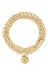 Magda Butrym Multi-layered Chain Necklace In Gold