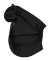 Magda Butrym One Shoulder Draped Top In Black In Black