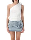 Magda Butrym One-shoulder Top In White
