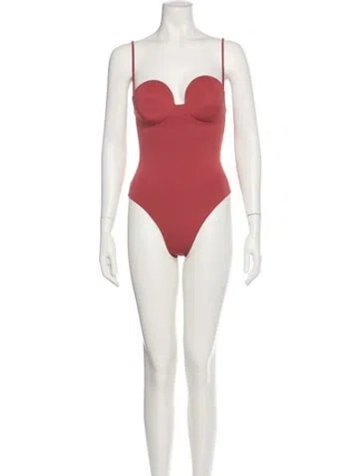 Pre-owned Magda Butrym One-piece W/ Tags In Orange