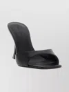 Magda Butrym 75mm Square-toe Flared-heel Mules In Black