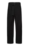 Magda Butrym Oversized Cotton Trousers In Black