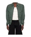 Magda Butrym Oversized Denim Bomber Jacket In Black