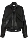 Magda Butrym Quilted Leather Jacket In Black