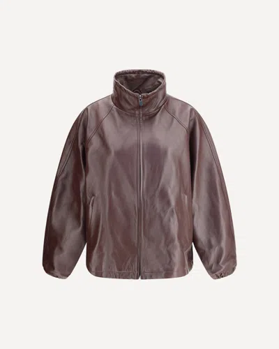 MAGDA BUTRYM OVERSIZED LEATHER JACKET