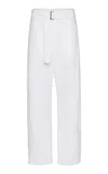 Magda Butrym Oversized Linen Trousers In White