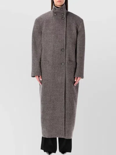 MAGDA BUTRYM OVERSIZED WOOL COAT BACK VENT