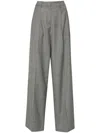 Magda Butrym Wool-blend Tailored Trousers In Grey