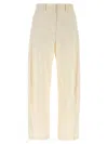 Magda Butrym Pleated Trousers With Belt Loops And Back Pocket