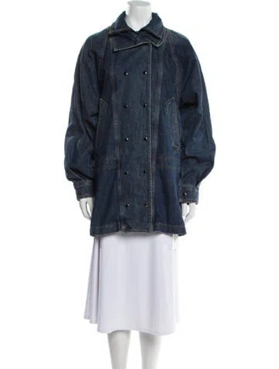 Pre-owned Magda Butrym Parka In Blue