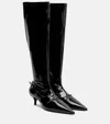 Magda Butrym Patent Leather Knee-high Boots In Black