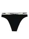 Magda Butrym Pearl Bikini Bottom In Black