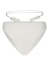 Magda Butrym Pearl-detailing Bikini Bottoms In Nude