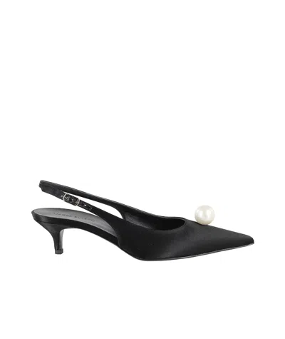 Magda Butrym Pearl Kitty High-heeled Sandals In Black