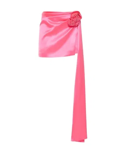 Magda Butrym Pendant Mini Skirt In Pink