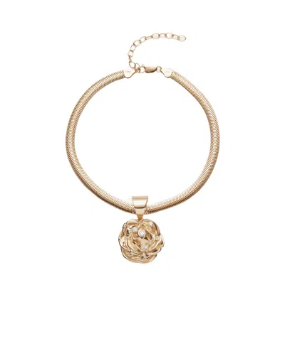 Magda Butrym Pendant Necklace In Golden