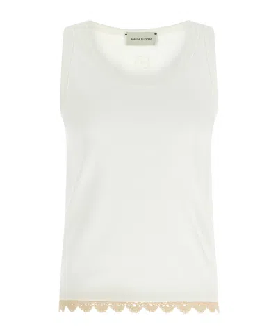 MAGDA BUTRYM MAGDA BUTRYM LACE DETAIL TANK TOP