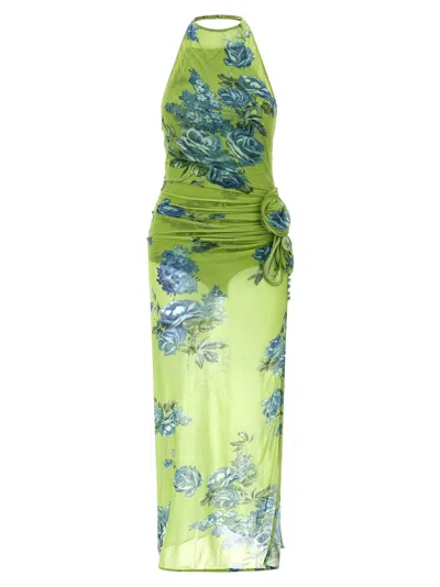 Magda Butrym Pf Dress 18 Long Dress In Green