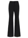 Magda Butrym Trousers Flared Leg Back Pocket In Black