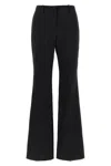 Magda Butrym Trousers Flared Leg Back Pocket In Black