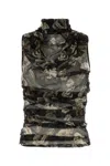 Magda Butrym Pf25 Blouse 10 Black Print 213725 Black In Black