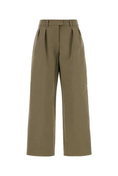Magda Butrym Pf26 Pants 09 Khaki In Green