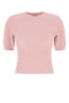Magda Butrym Stretch Cashmere Crew Neck Sweater In Pink