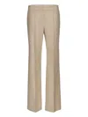 Magda Butrym Pleated-front Trousers In Neutral
