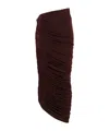 Magda Butrym Asymmetric Maxi Skirt In Brown