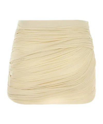 Magda Butrym Pleated Skirt In Neutral