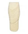 Magda Butrym Pleated Skirt In Neutral