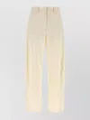 Magda Butrym Pleated Trousers With Belt Loops And Back Pocket