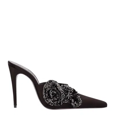 Magda Butrym Pointed High-heeled Sandals In Black