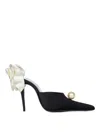 Magda Butrym Synthetic Fibers Mules In Black