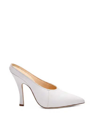 Magda Butrym Pointed-toe Heeled Mules In White