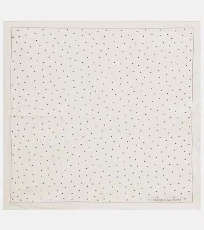Magda Butrym Polka-dot Silk Scarf