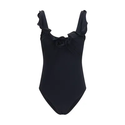 Magda Butrym Polyamide One-piece Women's Swimsuit In Black