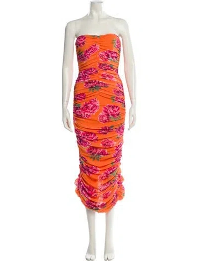 Pre-owned Magda Butrym Printed Knee-length Dress In Multi